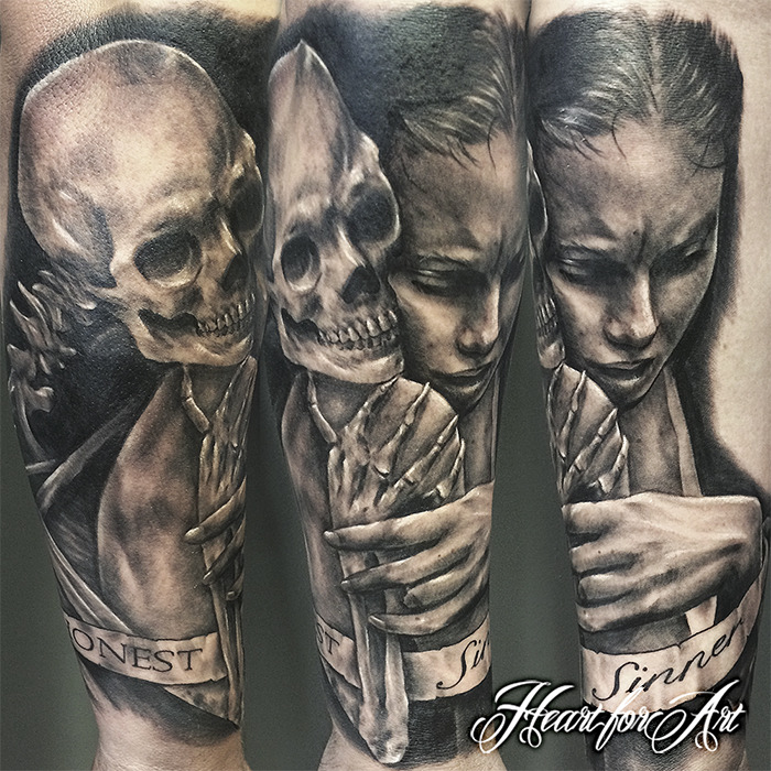 Honest Sinner' inspired Tattoo Sleeve - Portfolio - Heart for Art - Tattoo  Artists - Cover up Tattoo Artists - Portrait Tattoo Artist - Stalybridge -  Manchester - UK