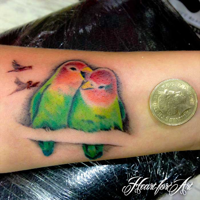 Two Love Birds Tattoo